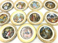 (11) Grimm's Fairy Tales Collectors Plates by