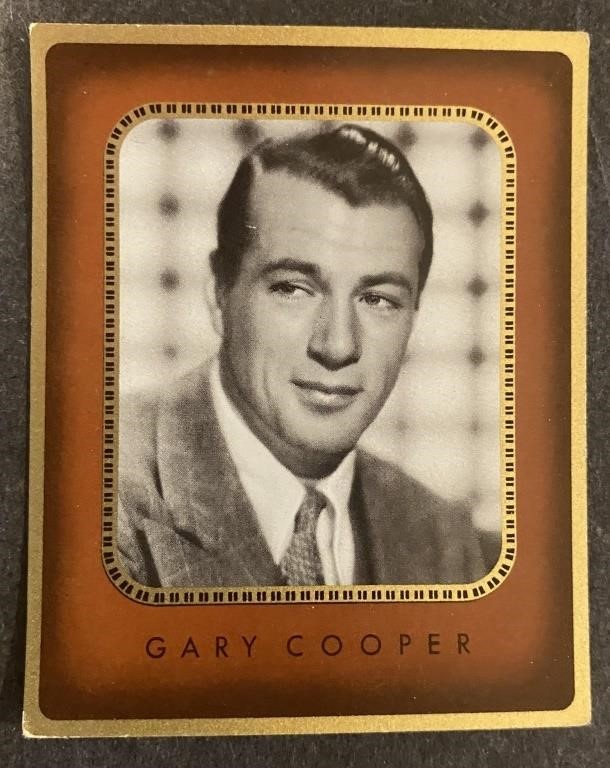 GARY COOPER: Antique Tobacco Card (1936)