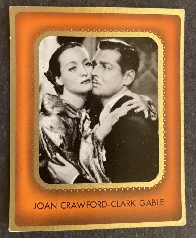 JOAN CRAWFORD: Antique Tobacco Card (1936)