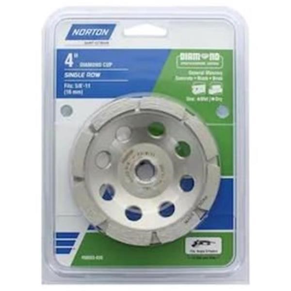 4 in. 24-Grit Single Row Diamond Cup Wheel $45