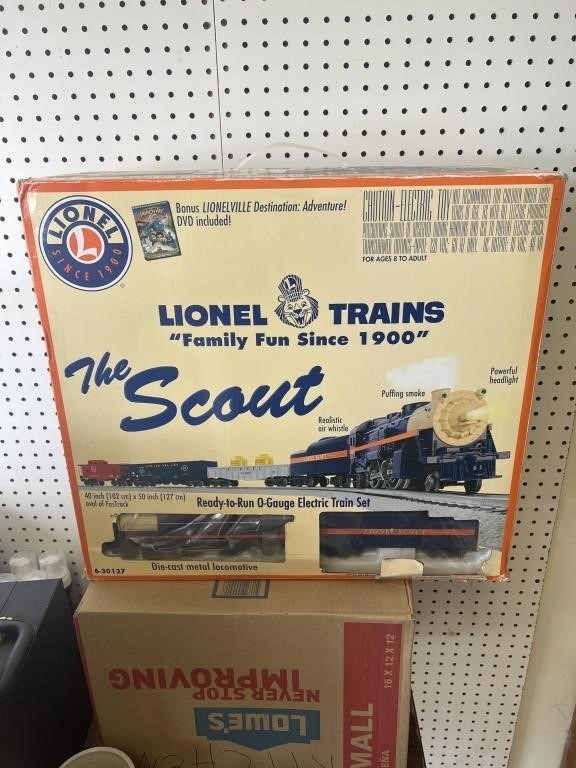 Lionel The Scout O Gauge Electric Train Set