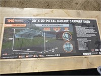 TMG 20X20 Metal Garage Carport Shed