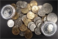(45) MISC $1 COINS