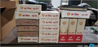 Shell Air Filters.  Assorted Sizes. Nib