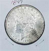 1897 Morgan Silver Dollar