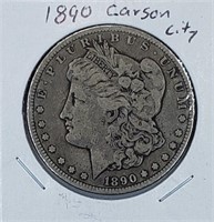 1890 Carson City Morgan Silver Dollar