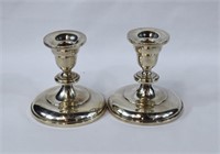 2 REVERE SILVERSMITH Sterling Silver Candlesticks