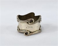 1906 Sterling Silver Napkin Ring