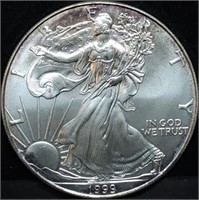 1999 1oz Silver Eagle Gem BU