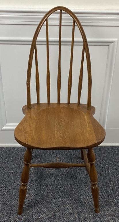 Antique S. Bent & Brothers Oak chair, has been