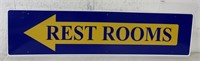 Rest Rooms directional sign