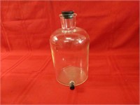 Vintage glass laboratory bottle. Pyrex