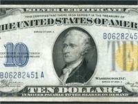 $10 1934 ((NORTH AFRICA)) Silver Certificate