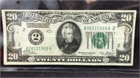 Series of 1928 $20 Bill Federal Reserve Note