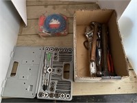 Tap & Die Set, Asst Tools, Unused Parts Cleaner