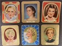 MOVIE STARS: 20 x GARBATY Tobacco Cards (1934)