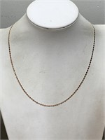 NEW STERLING SILVER CHAIN NECKLACE