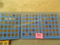 (49) Wheat, (30) Memorial Lincoln Cents in a