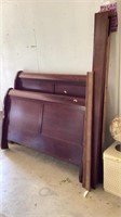 Bed frame with head board and foot board approx