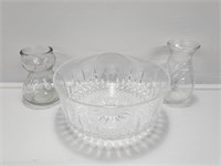Arcoroc France Bowl, Glass Jars