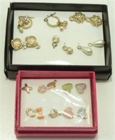 5 Pairs of Earrings and 10 Pins