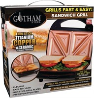Gotham 2-in-1 Sandwich & Panini Maker
