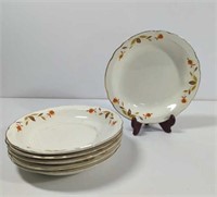 Vintage Hall Superior Autumn Leaf Soup Bowl's