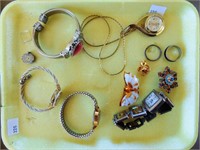 Watches, Rings, Pins