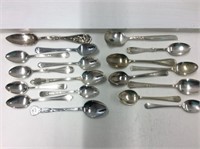Various Plated Silver Tea Spoons