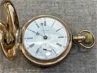 Waltham Gold Plated Pocket Watch -Runs