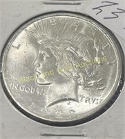 1922 Silver Peace Dollar MS UNC