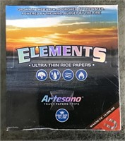 Elements Ultra Thin Rice Papers - sealed box
