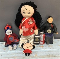 Chinese doll collection