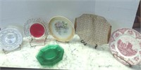 Various Glass & Porcelain Plates