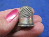 sterling silver thimble
