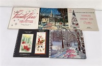 Salesman Sample Christmas Card Books