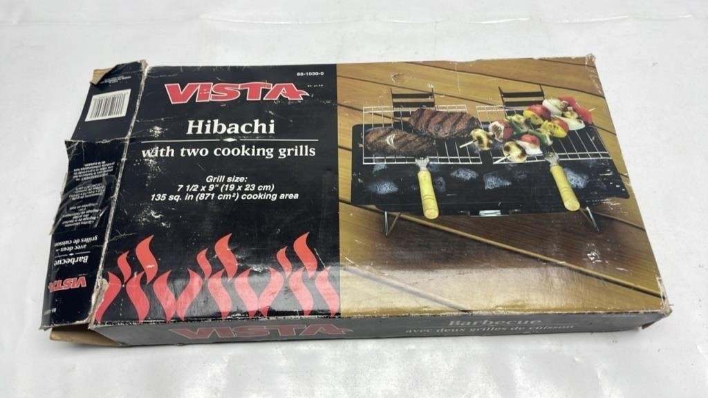 Vista Hibachi with two cooking grills