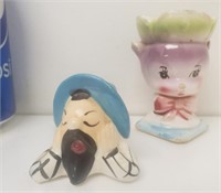 2 figurines ceramique