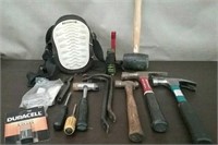 Box-Assorted Hand Tools, Hammers, Screwdrivers,