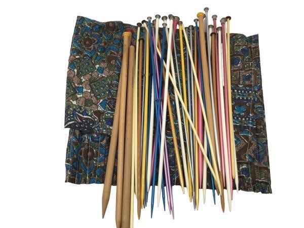 Lot of Vintage Knitting Needles and Crochet Tools