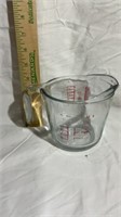 Anchor glass measuring cup