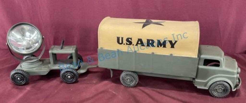 Marx Lumar Army truck with search light