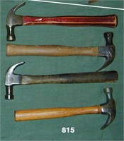 Four 16-oz. claw hammers