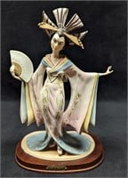 1987 Roberto Brambilla Chinese Lady W Fan Figurine