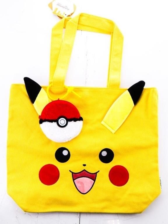 Pokemon Style Carry All Bag - Pikachu Face