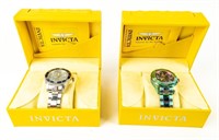 Jewelry Lot of 2 Invicta Men’s Wrist Watches