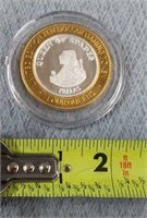 Four Queens Gaming Token- .999 Fine Silver