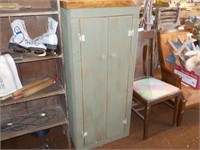 Painted Wood Cupboard 23x15x52"