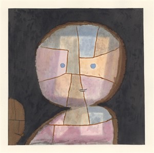 Paul Klee pochoir "Bust of a Child"