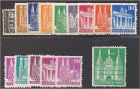 GERMANY #634a-658a MINT VF H/NH